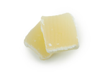 Delicious turkish delight isolated on white background