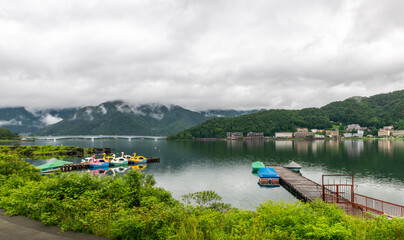 Tourist development at Lake Kawaguchi