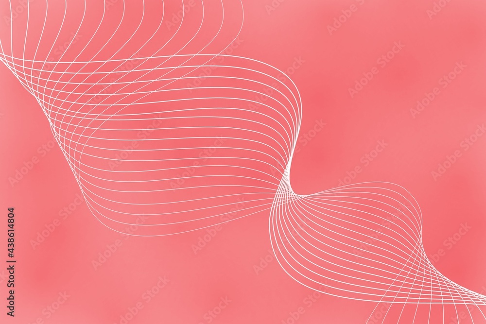 Poster abstract background with curved wavy lines. vector illustration for design