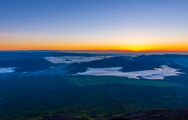Fototapeta na wymiar Mt. Fuji at Dawn