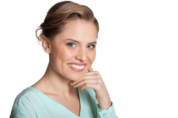 Fototapeta premium portrait of beautiful young woman