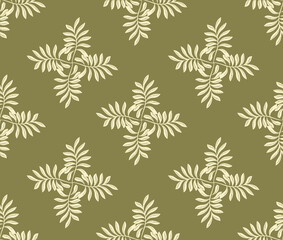 leaf pattern vector Contemporary Modern Style Leaf Pattern Vector Background Design for fabric and others