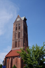 Fototapeta na wymiar Wismar Kirche Stadt 