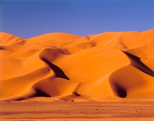 Fototapeta na wymiar algeria, erg tisseline, desert, sand dunes, 