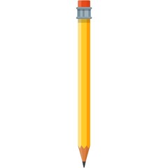 Pencil vector school icon illustration isolated on white