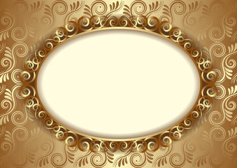 golden frame