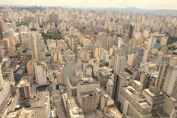 Fototapeta na wymiar View of the buildings in Sao Paulo, Brazil