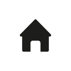 Home icon for web and mobile UI design element, UI button.