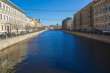 Fototapeta na wymiar Moika St. Petersburg