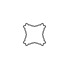 Music note line icon. Simple style music player app singer page symbol. Logo design element. T-shirt printing. Vector for sticker.