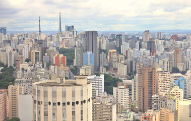 View of the buildings in Sao Paulo, Brazil