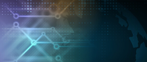 Abstract tech background. Futuristic technology interface