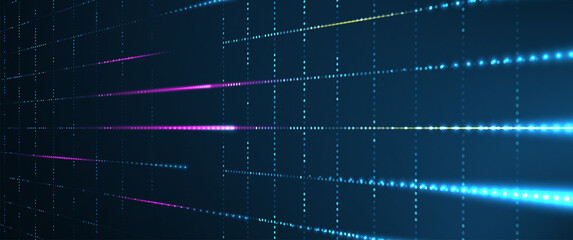 Abstract tech background. Futuristic technology interface