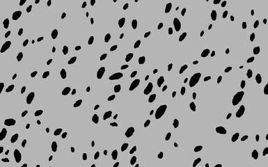 Abstract modern leopard seamless pattern. Animals trendy background. Grey and black decorative vector stock illustration for print, card, postcard, fabric, textile. Modern ornament of stylized skin