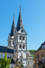 Fototapeta premium Die St. Severus Kirche in Boppard, Rheinland-Pfalz