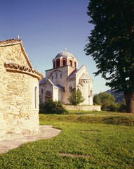 Fototapeta na wymiar serbia, monastery church, studenica, sveta bogorodica, 52192, 