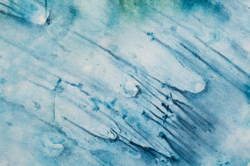 blue watercolor painted background texture