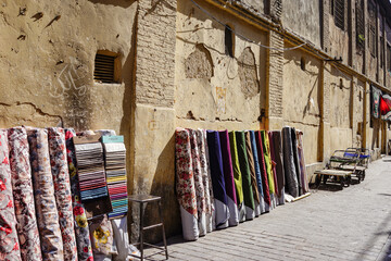 Iran, Tehran city cloth market