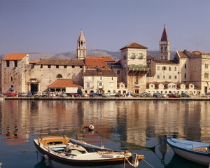 croatia, dalmatia, trogir, view, over the canal, 49626, 