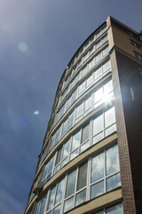 Obraz premium new multi-storey residential building ready for sale
