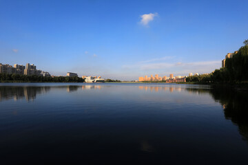 Waterfront City Architectural scenery, North China