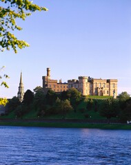 great britain, scotland, inverness, castle, river ness, inverness-castle, fortress, building, architecture, culture, palace, architectural style, victorian, 