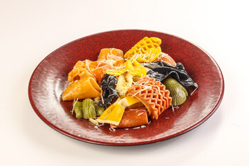 Colour pasta mix for kids