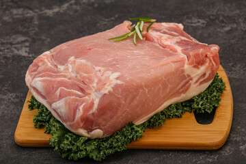 Pork meat piece for cooking