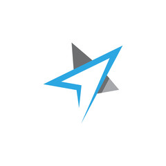 Star icon Template vector illustration design