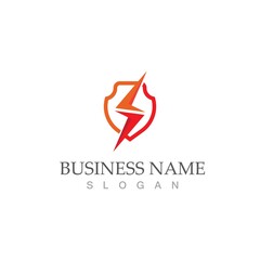 flash thunderbolt logo template