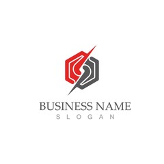 flash thunderbolt logo template