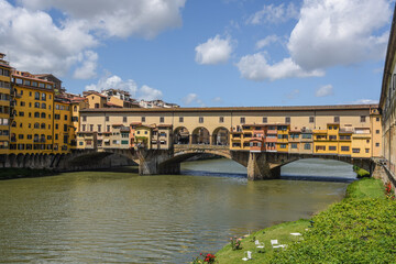 Fototapeta premium Lo splendido Ponte Vecchio a Firenze