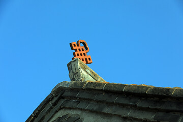 Ancient ridge architecture landscape, North China