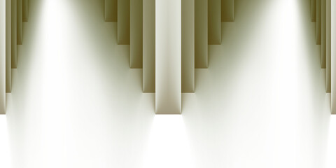 3d rendered illustration of an door, white wallpaper, abstract background, light wall minimal,soft paper, with geometric transparent gradient rectangles, you can use for ad, poster, template, business