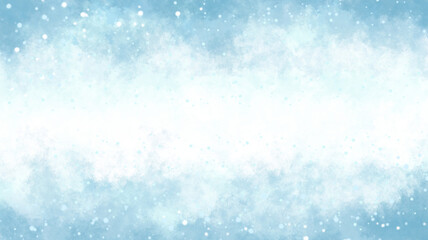 Abstract blue sky  watercolor background with space for texts.
