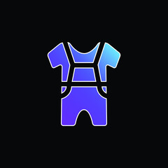 Baby Clothes blue gradient vector icon