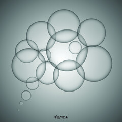 Transparency Speech Bubble Illustration