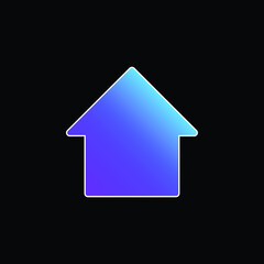 Big Upload  Arrow blue gradient vector icon
