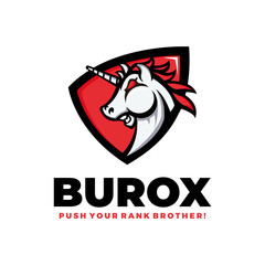 Horse Mascot e sport logo design Vector