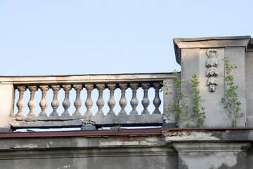 Fototapeta na wymiar stara balustrada