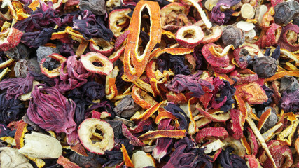 Ingredients of Chinese health tea sour plum tea