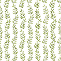 Pattern of elements from Watercolor clip art collection 3