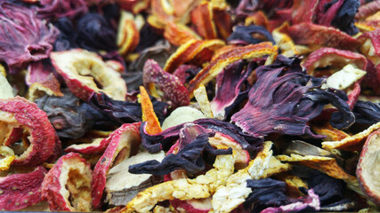 Ingredients of Chinese health tea sour plum tea