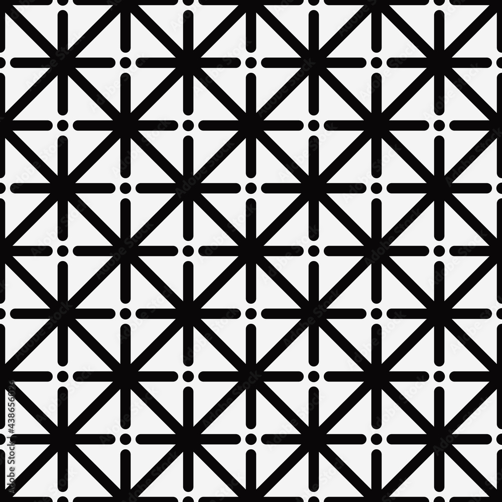 Aufkleber jigsaw pattern. seamless connected black shapes.