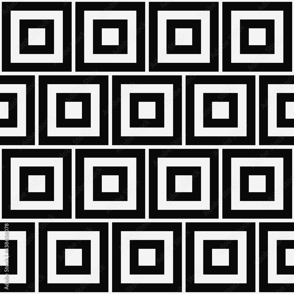 Aufkleber Blocks pattern. Seamless vector squared blocks.