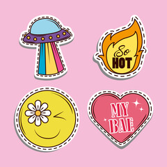 cute patches decoration