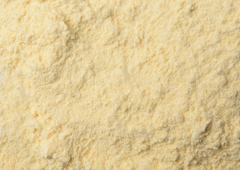 close up of fine cornmeal texture