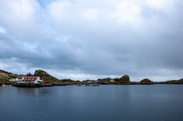 Obraz premium Norwegian fjord landscapes from the mountains and the sea