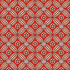 cacao beans seamless pattern