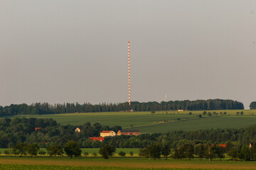 Der Funkturm in Wilsdruff - Teil der Sendeanlage eines Mittelwellensenders